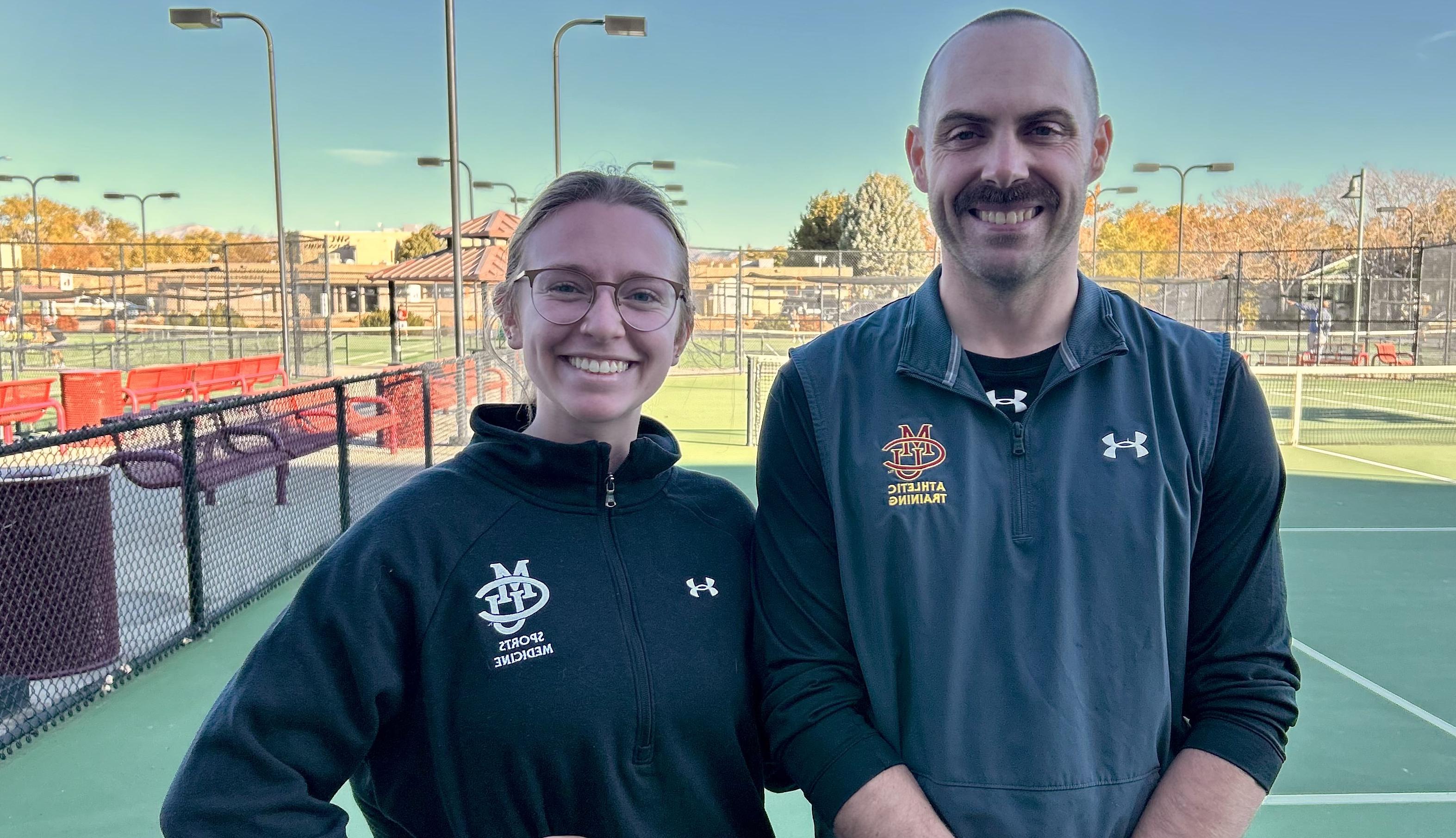 CMU Student and Athletic Trainer Save Life on CMU Tennis Courts